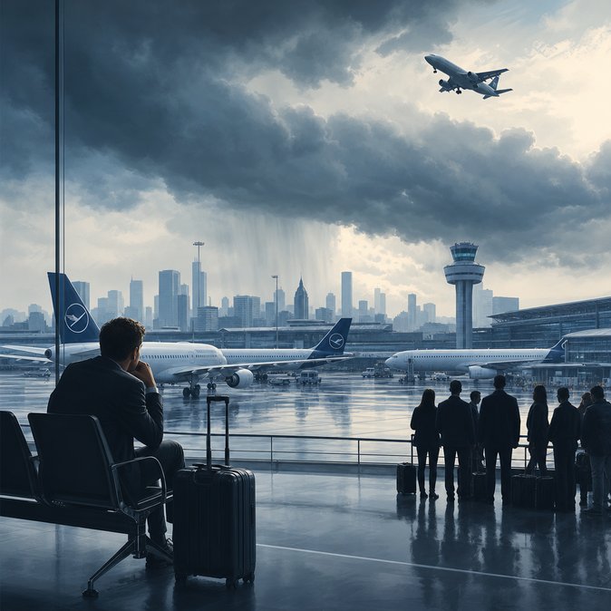 Lufthansa and British Airways cancellations snarl Frankfurt and Hanover connections