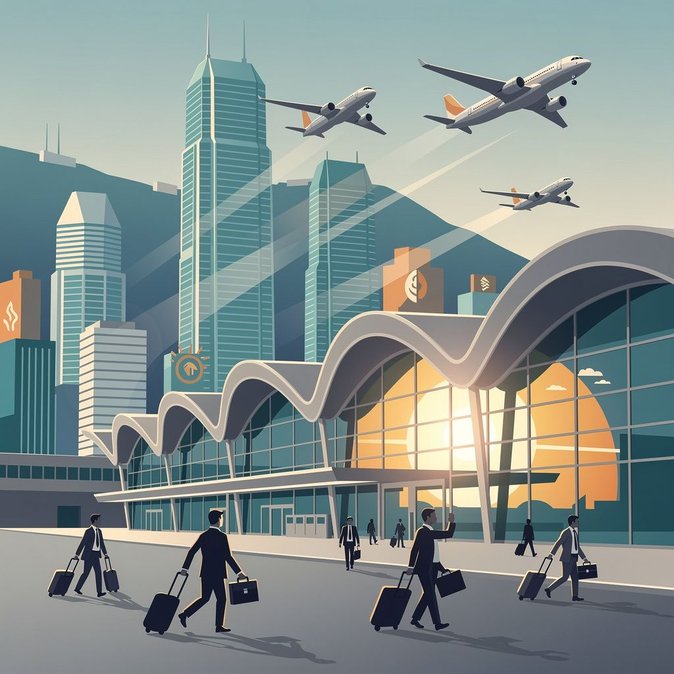 Passagiersaantallen op Hong Kong International Airport stijgen met 10,2% door herstel van zakelijk reizen