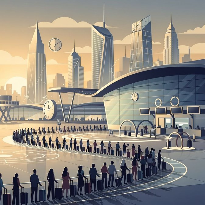 الإمارات تحذر من ازدحام قياسي في الصيف وتدعو ركاب دبي للوصول قبل ثلاث ساعات