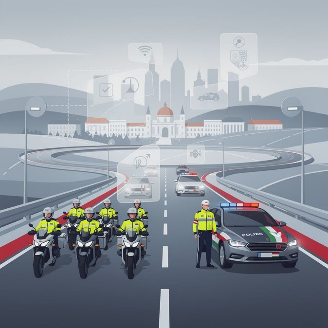 Austria despliega policía en motocicletas para apoyar la gestión de multitudes en el Gran Premio de Hungría de F1