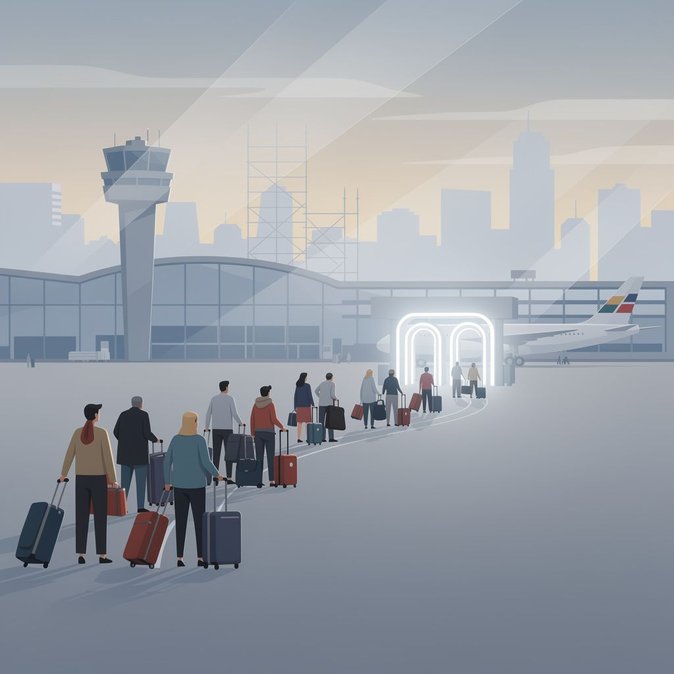 Der Flughafen Warschau Chopin warnt Reisende vor längeren Wartezeiten bei der Sicherheitskontrolle während der Modernisierung