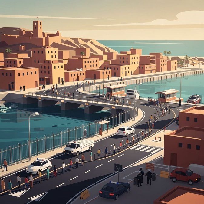 Police reinforcement gaps at Spain–Morocco Tarajal crossing spark concern as OPE traffic peaks