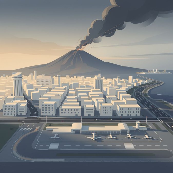 La nube de ceniza del Etna suspende las llegadas al aeropuerto de Catania hasta las 16:00 horas