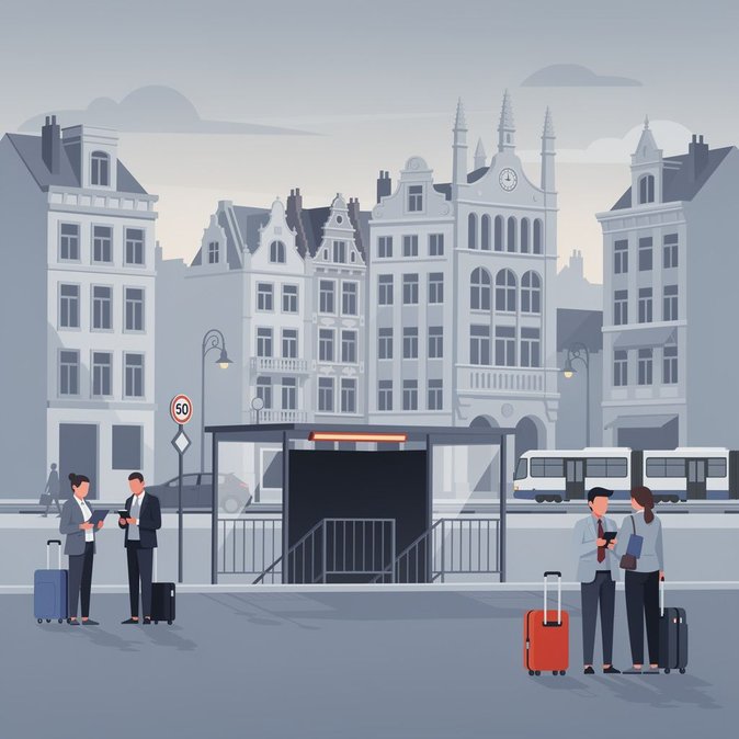 Réseau de métro, tram et bus de Bruxelles réduit à un service minimum pour la journée de grève