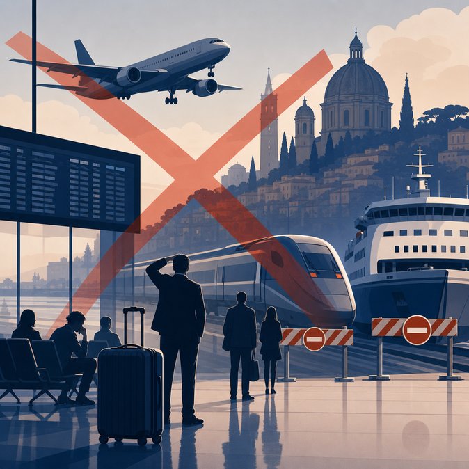 Nation-Wide General Strike on 29 May to Ground Most Flights Across Italy