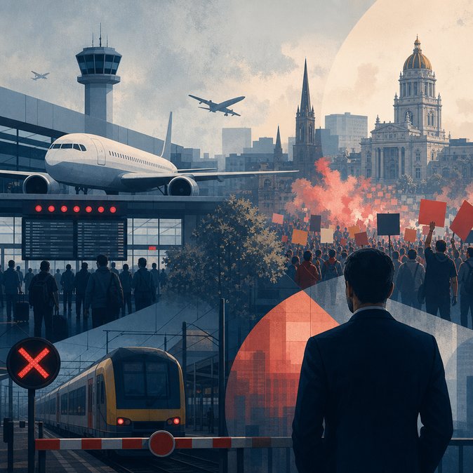 Nation-wide strike freezes Belgian transport networks, disrupting business travel