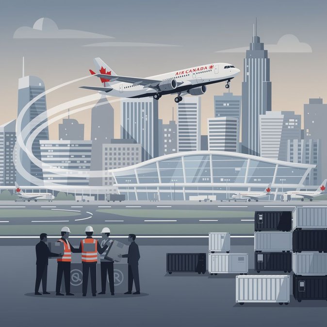 Los 11,000 mecánicos y personal de tierra de Air Canada ratifican un contrato de cuatro años, evitando riesgos en el servicio