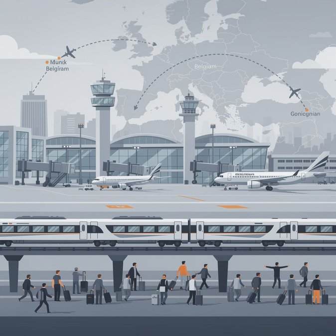 Huelga nacional de 24 horas en aeropuertos paraliza todas las salidas de pasajeros en Bélgica