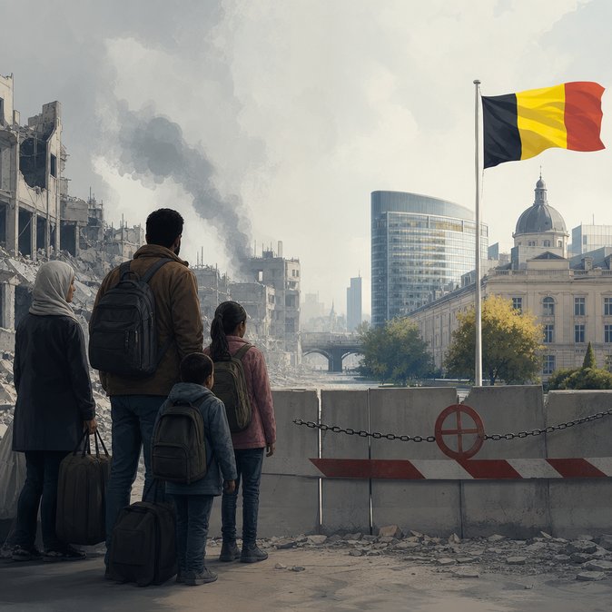 Government Defends Halt to Gaza Evacuations Despite 1,400 Belgian Visa-Holders Stranded