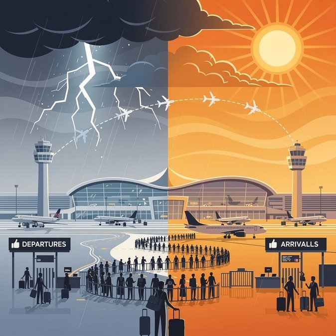 UK heatwave and thunderstorms trigger flight disruptions and Spain route warnings