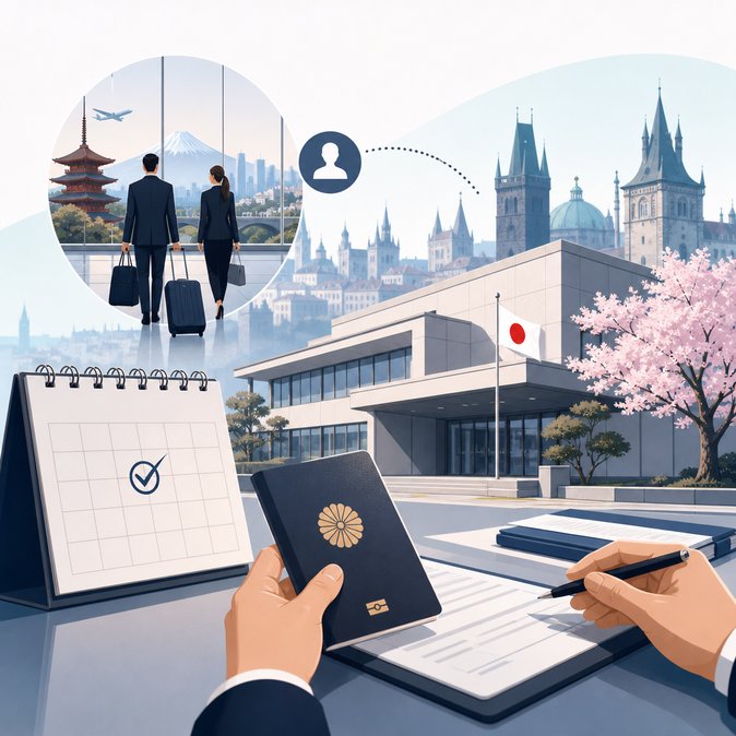 Embassy of Japan in Prague Introduces Mandatory Visa-Appointment System