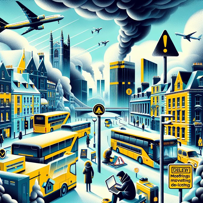 Nationwide ice-and-snow warnings trigger travel disruptions across Ireland