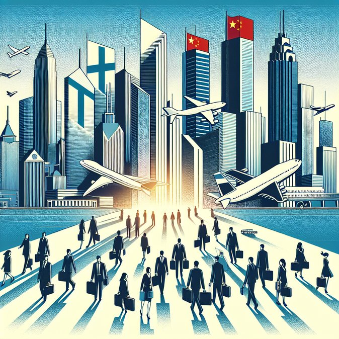 Finnish PM leads record-size business delegation to Beijing as Helsinki seeks new markets