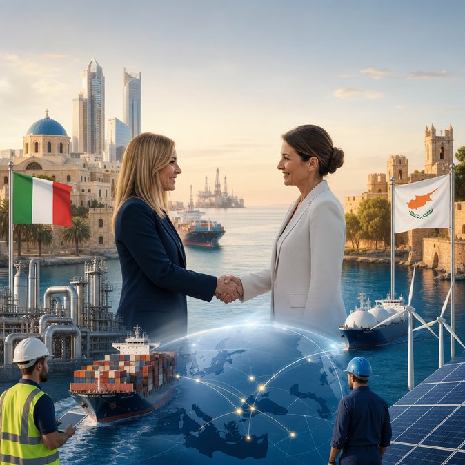Italian PM Giorgia Meloni to Land in Nicosia for Talks on Labour & Energy Corridor Cooperation