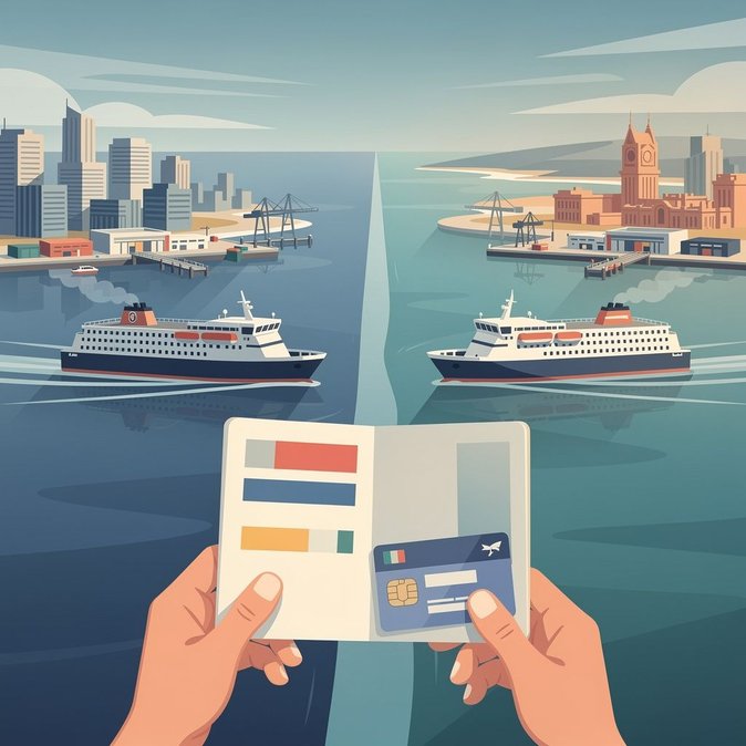 شركة Irish Ferries وشركة Stena Line تعلنان عن فرض فحوصات إلزامية لجوازات السفر أو بطاقات جواز السفر على خطوط الرحلات بين أيرلندا والمملكة المتحدة