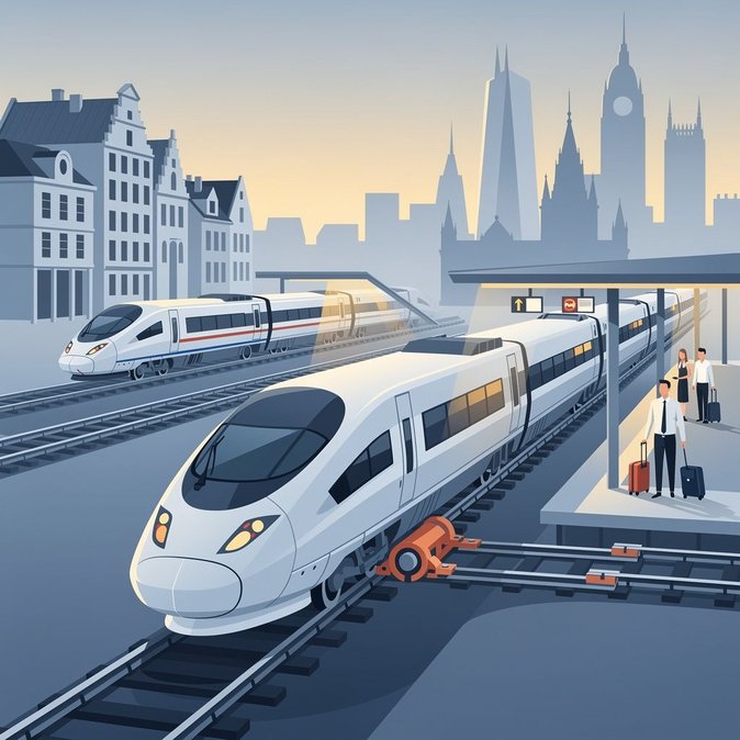 Une défaillance sur la voie détourne les services Eurostar, perturbant le corridor Bruxelles–Amsterdam