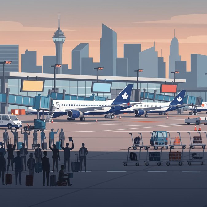 Le personnel de cabine de WestJet dépose un préavis de grève de 72 heures avant le long week-end d'août