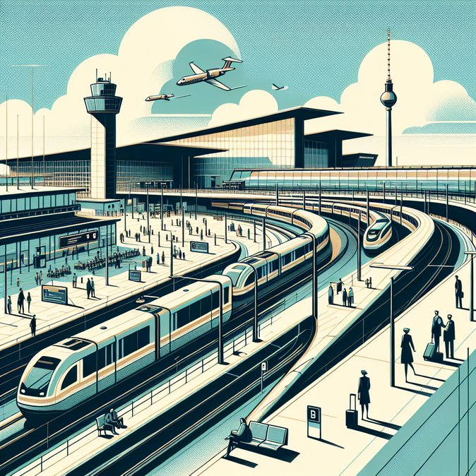 Smooth start to Easter rush at BER airport and Deutsche Bahn