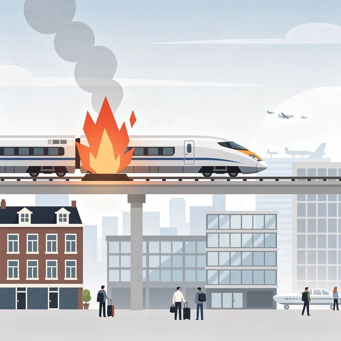 Servicios de Eurostar entre Reino Unido y Países Bajos suspendidos tras incendio en Rotterdam – FCDO emite advertencia de viaje