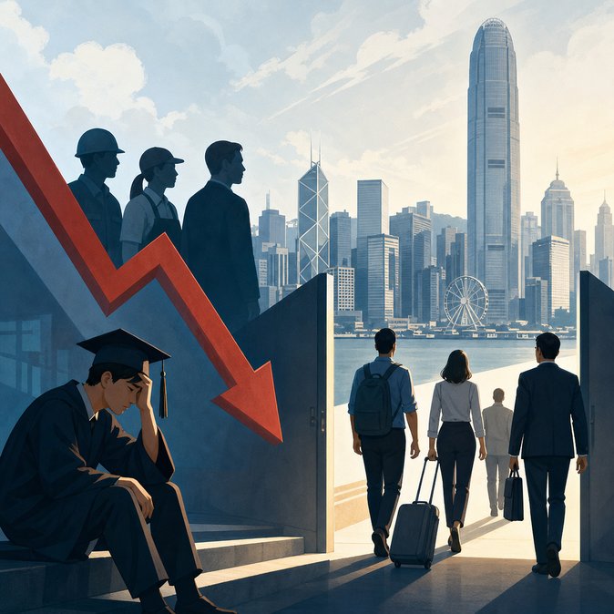 Hong Kong Lawmakers Urge Curb on Non-Local Graduate Visas as Entry-Level Jobs Shrink