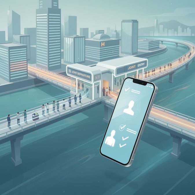 Hong Kong lance l'inscription mobile pour le nouveau e-Channel automatisé de « contrôle collaboratif » à Huanggang