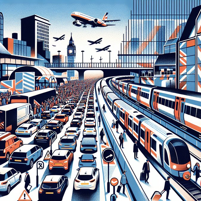 Christmas Eve Getaway Triggers Britain’s Busiest Day of Holiday Travel Since the Pandemic