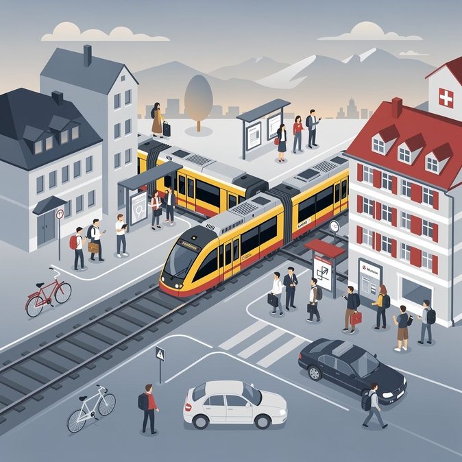 Ver.di appelle à une grève le 25 septembre sur le réseau tram-train de Karlsruhe, risquant des retards pour les navetteurs suisses transfrontaliers