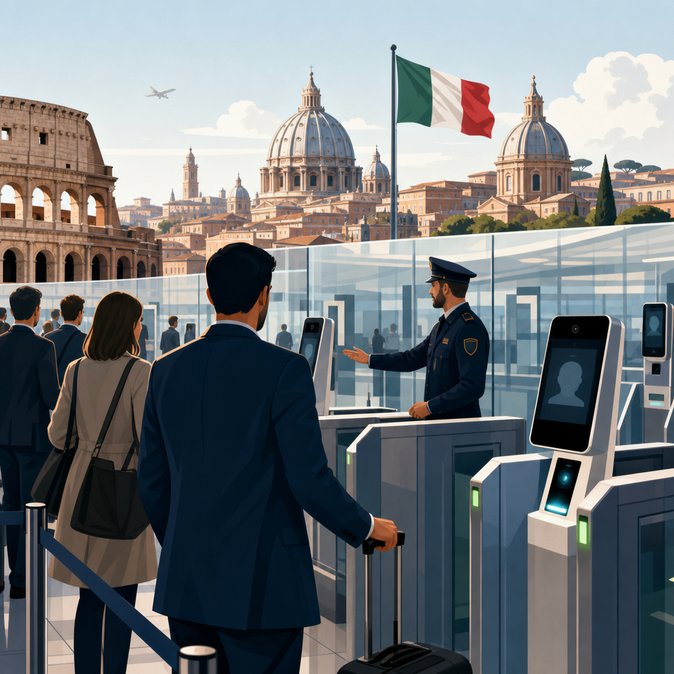Italy Announces Stricter Border Checks Under New EU Entry/Exit & ETIAS Rules