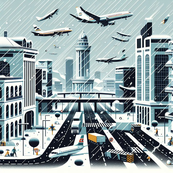 Severe Hailstorm and Flooding Disrupt Road Links Around Paphos Airport