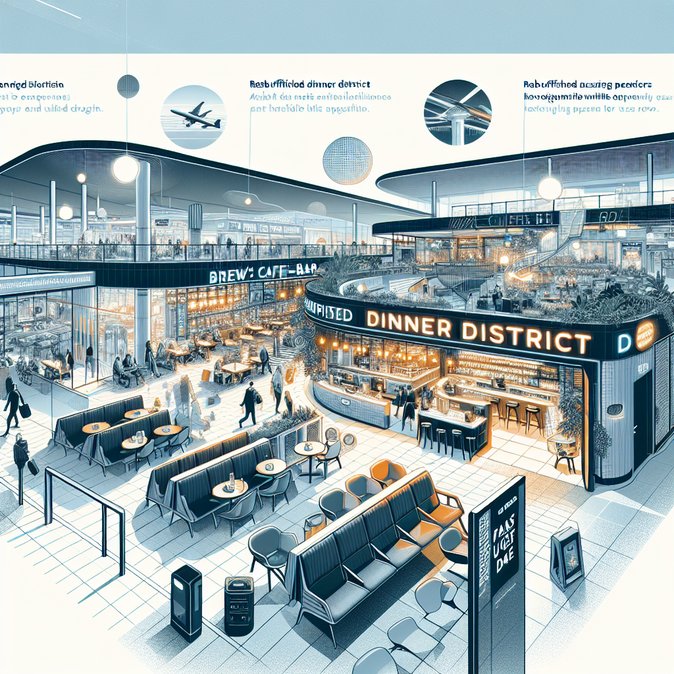 Helsinki Airport revamps gate-area dining to ease peak-season passenger flow
