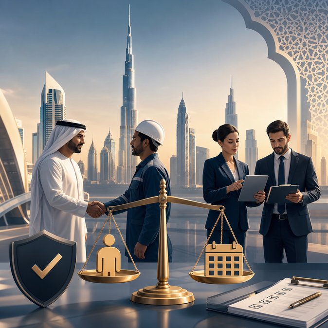 العمل خلال العيد؟ قانون العمل الإماراتي يحدد الأجر الإلزامي أو إجازة تعويضية