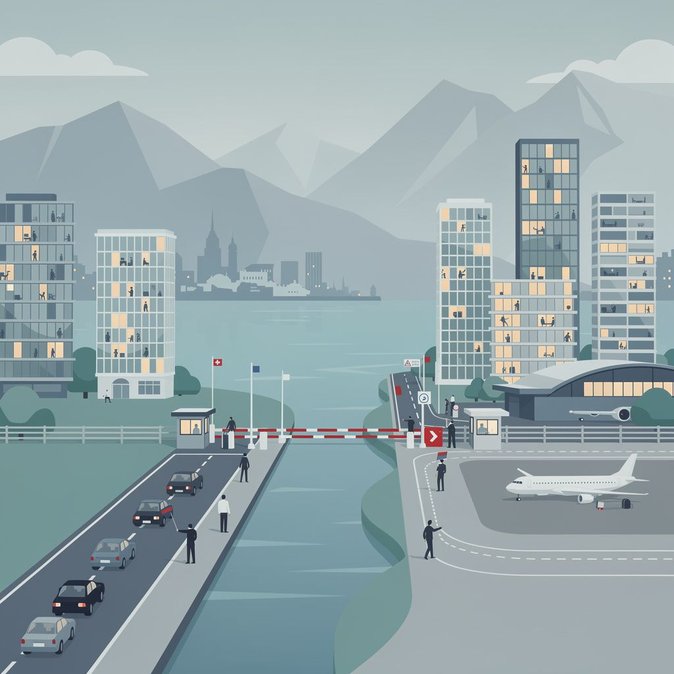 Le sommet du G7 entraîne des contrôles frontaliers temporaires et des perturbations du transit autour de Genève