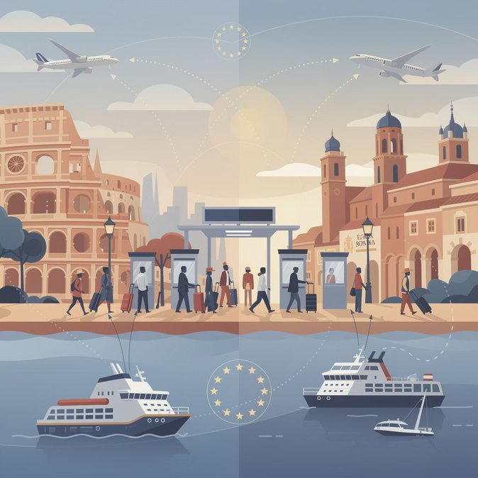 Italia reintroduce temporalmente controles fronterizos con España tras aumento de migrantes en Ceuta