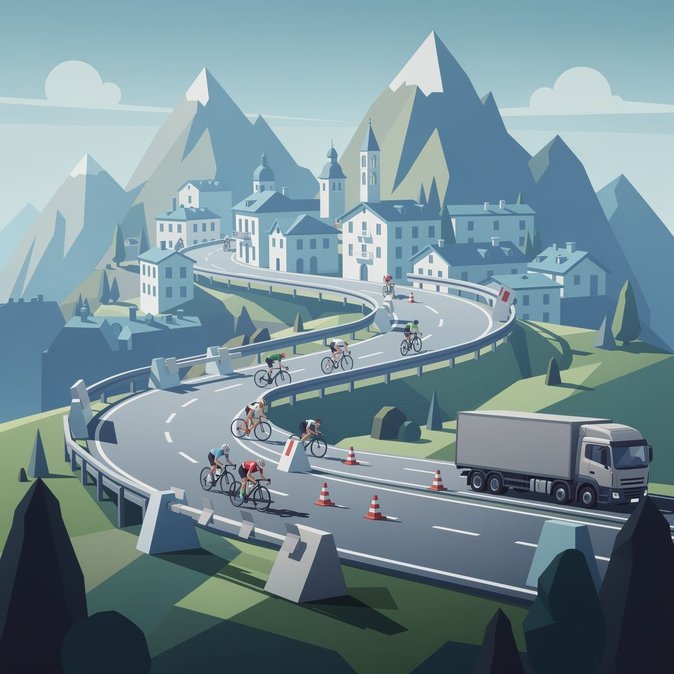 Giro di Slovenia stage triggers temporary closure of Tarvisio–Predil corridor