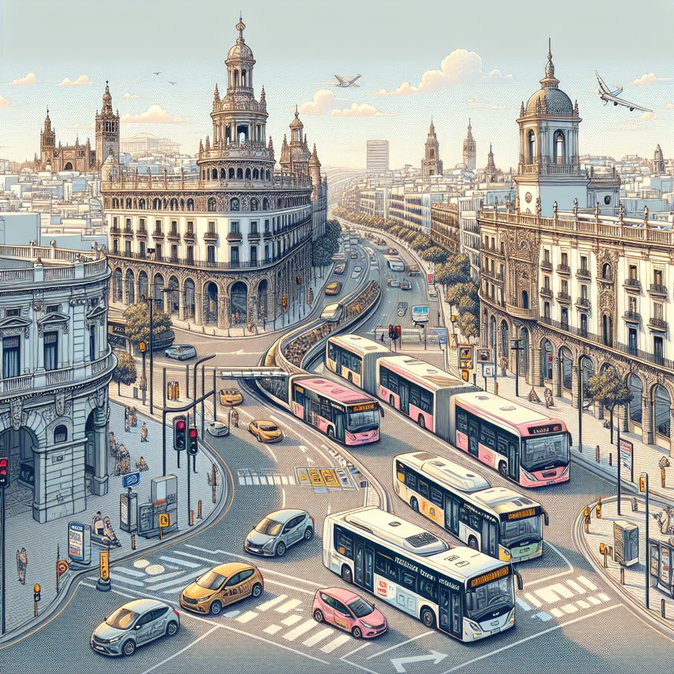 Seville launches Holy-Week traffic plan: full closure of La Campana and rerouted airport bus