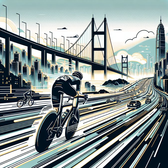 Hong Kong Falls Short of Podium in Cross-Border Cycling Race as Border Re-opens to Weekend Travellers