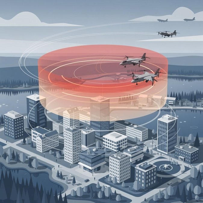 La Finlande active une zone temporaire de restriction aérienne pour drones militaires près de Jyväskylä, les vols déviés le 15 juillet
