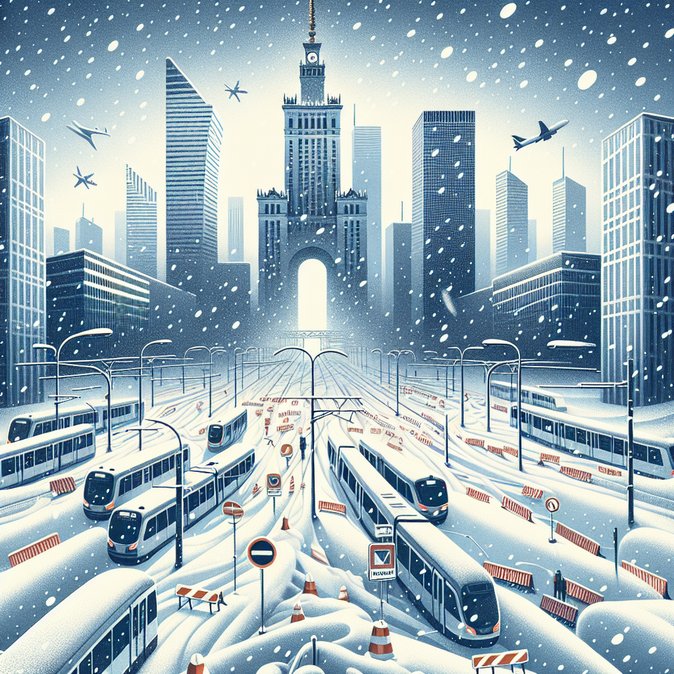 Heavy snow paralyses Poland’s S7 corridor and triggers nationwide travel delays