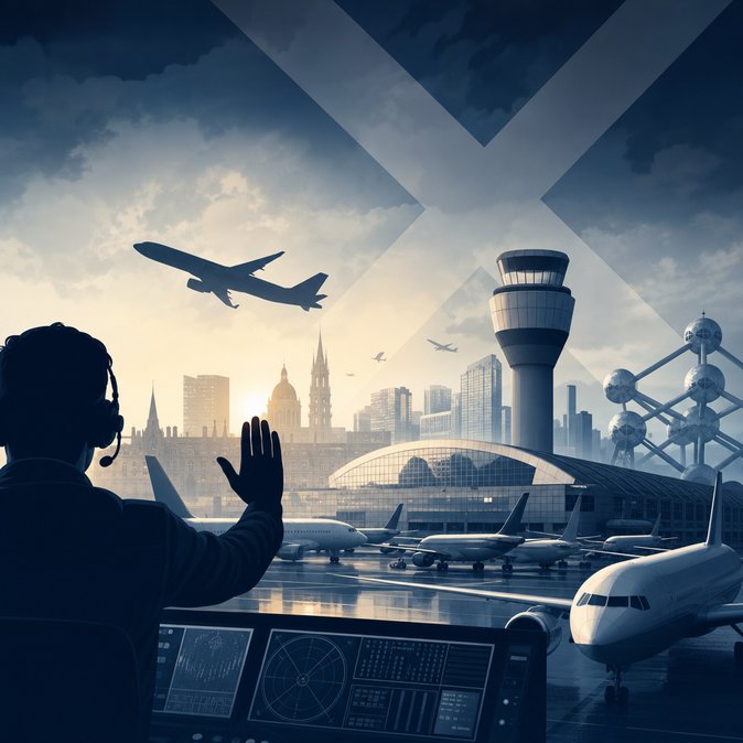 Unannounced Air-Traffic Controller Strike Shuts Belgian Airspace, Paralyzing Business Travel