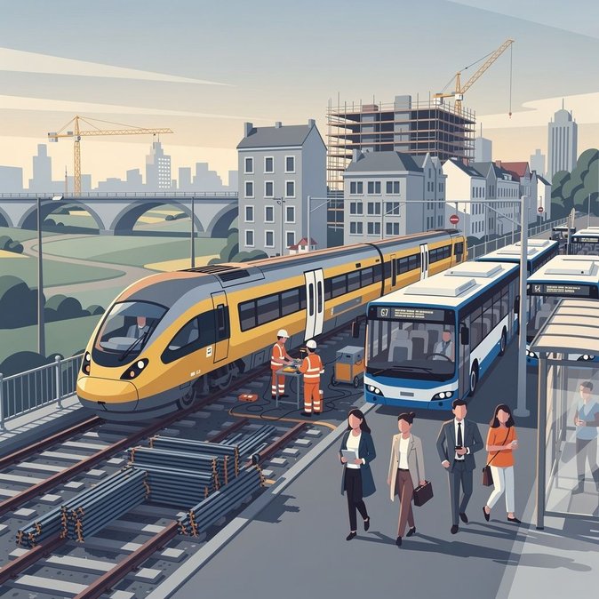 ปิดเส้นทางรถไฟช่วงสุดสัปดาห์กระทบจังหวัดแอนต์เวิร์ป ขณะที่ Infrabel ปรับปรุงทางข้ามสำคัญ