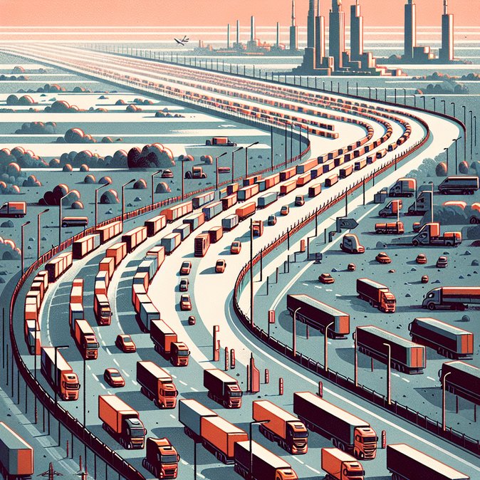 2,600 trucks still stuck as Polish carrier protests drag on at three crossings