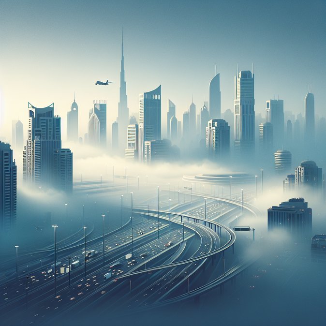 Dense pre-dawn fog triggers red-alert travel advisories across UAE transport networks