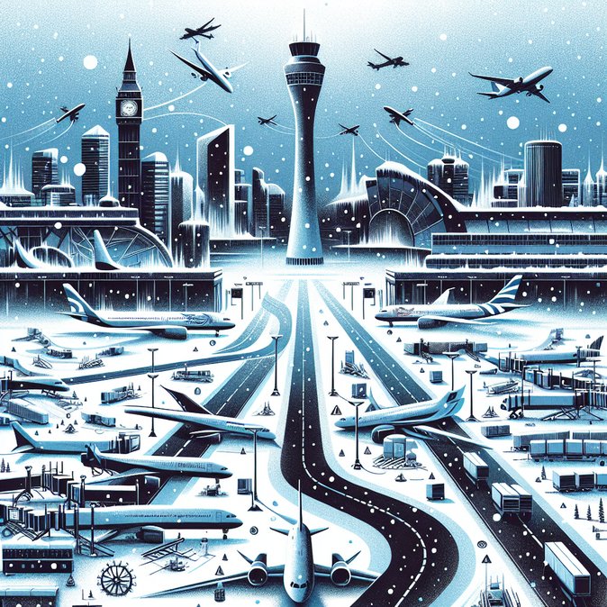 616 flight cancellations and 6,800 delays hit Heathrow, Gatwick and European hubs