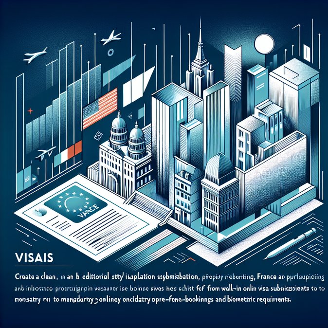 France moves to mandatory online visa appointments and biometrics—UK travellers face longer lead-times