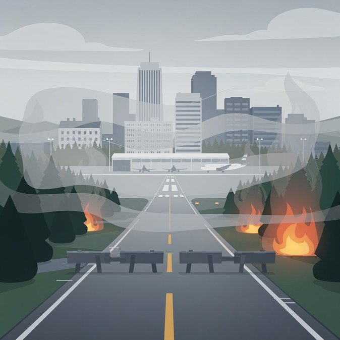 L'incendie de forêt près de Halifax en Nouvelle-Écosse est « maîtrisé », mais les fermetures de routes et la fumée perturbent toujours les déplacements