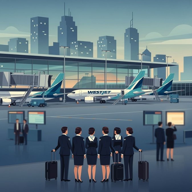 Le vote de grève des agents de bord de WestJet fait craindre des perturbations pour les voyages d'été