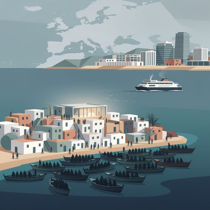 Le centre d'accueil de Lampedusa s'effondre sous une nouvelle vague d'arrivées : 1 300 migrants débarquent en 26 heures