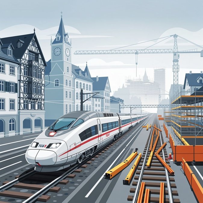 Último día de cancelaciones del TGV Zúrich-Basilea tras la finalización de las obras de ingeniería en Francia