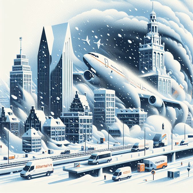 Severe European snowstorm forces Hongkong Post to warn of delays to the Netherlands