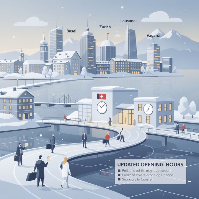 Schweizer und liechtensteinische Ehrenkonsulate passen Öffnungszeiten vor Wintersaison an